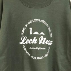 Adult Sweatshirt Loch Ness Forest Green