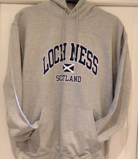 Adult Hoodie Loch Ness Grey