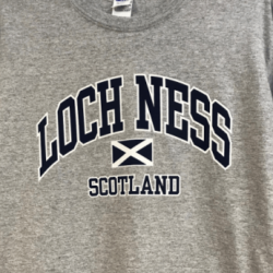 Adult T-Shirt Loch Ness Grey