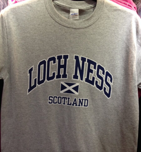 Adult T-Shirt Loch Ness Grey