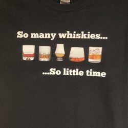 Adult T-Shirt  So Many Whiskies Black