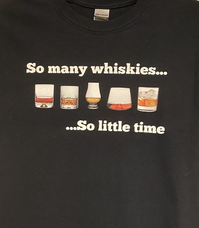 Adult T-Shirt  So Many Whiskies Red