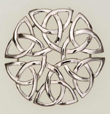 Art Pewter - Celtic Brooch Eternal Interlace  Narrow (code 160)