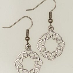 Art Pewter - Celtic Eternal Interlace Earrings (code 231E)