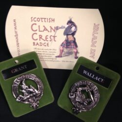 Art Pewter Clan Crest Badge