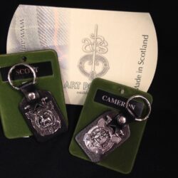 Art Pewter Clan Name Keyring