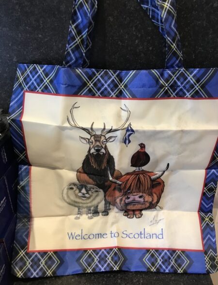 Bag - Folding Shopping Bag Welcome to Scotland