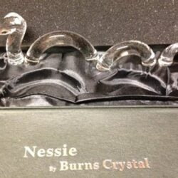 Burns-Crystal-Nessie-4-Part Burns Crystal Ornament - Glass Four Part Nessie The Loch Ness Monster