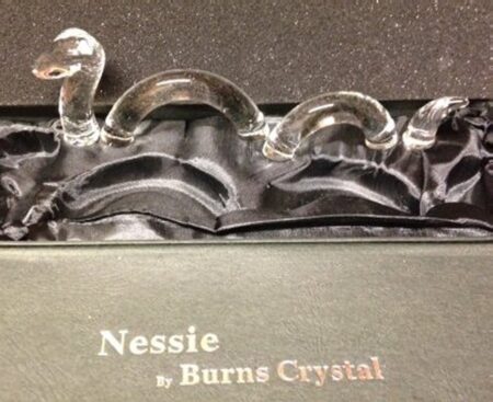 Burns Crystal Ornament - Glass Four Part Nessie The Loch Ness Monster