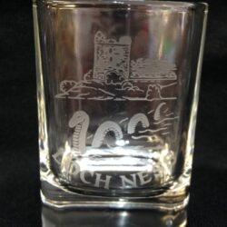 Burns Crystal - Dram/Shot Glass Loch Ness Monster