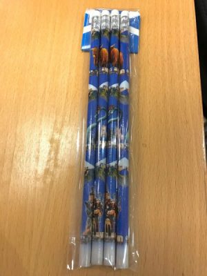 Pencils - Four Pack Scotland Images (blue)