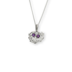 Thistle Collection - Thistle Silver Pendant Amethyst CP8