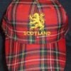 Hat - Baseball Cap Tartan Scotland Lion