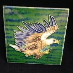 Coaster or Picture Tile Golden Eagle