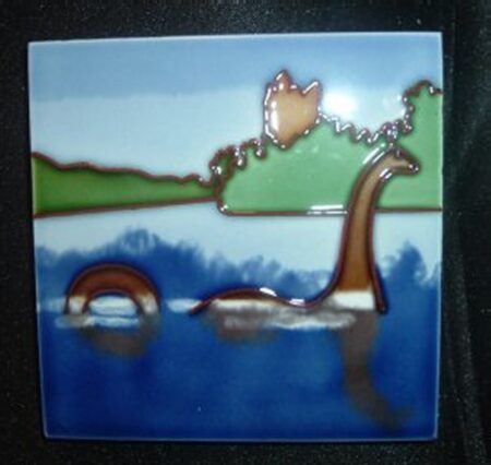 Coaster or Picture Tile Nessie