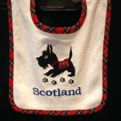 Childrens-Baby-Bib-Scottie-Dog Baby Bib - Scottie Dog