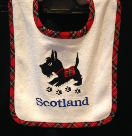 Baby Bib - Scottie Dog