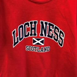 Childs-Loch-Ness-Red Child T-Shirt - Loch Ness Red