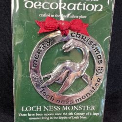 Christmas Decoration Silver Plated - Loch Ness Monster