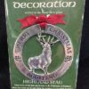 Christmas-Dec-Silver-plated-Stag Christmas Decoration Silver Plated - Highland Stag