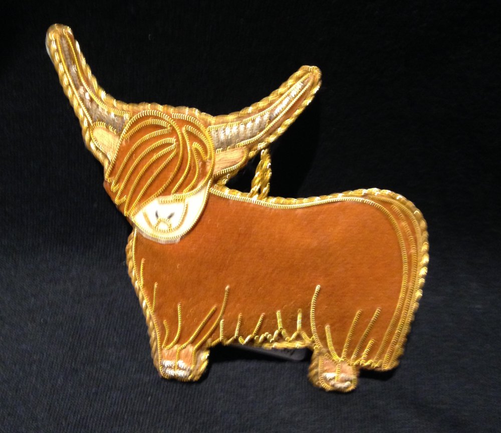 Christmas Tree Decoration - Highland Cow - Loch Ness Gifts