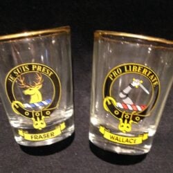 Clan-Name-Shot-Glasses Shot Glass - Clan Crest Name