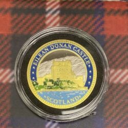 Coin-Eilean-Donan-Castle Coin - Gold and Silver Plated Eilean Donan Castle