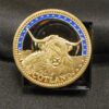 Coin - Gold and Silver Plated Highland Cow