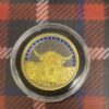 Coin - Gold and Silver Plated Scottish Piper