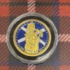 Coin - Gold and Silver Plated Scottish Piper