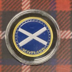 Coin - Gold and Silver Plated Saltire