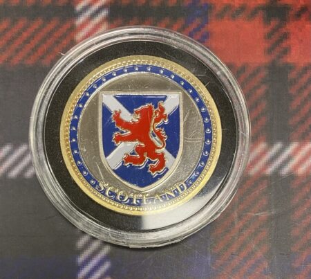 Coin - Gold and Silver Plated Scottish Piper