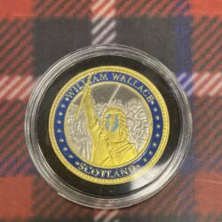 Coin-William-Wallace Coin - Gold and Silver Plated William Wallace
