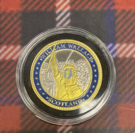 Coin - Gold and Silver Plated Scottish Piper