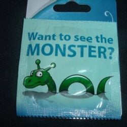 Condom-Monster Condom - Want to see the monster?