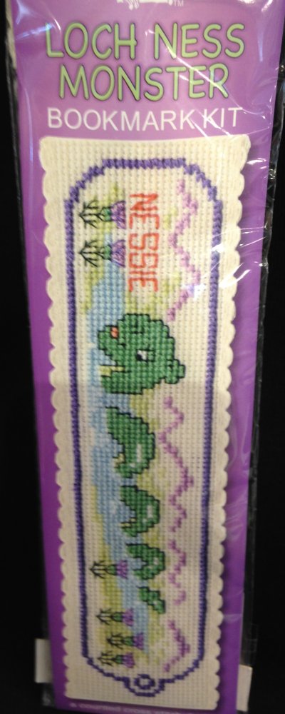 Cross Stitch - Bookmark Kit Loch Ness Monster