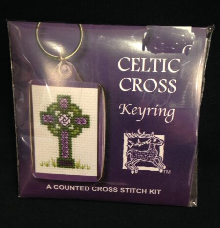 Cross Stitch - Keyring Celtic Cross