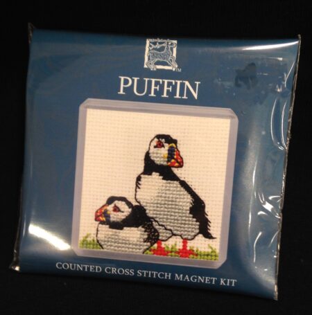 Cross Stitch - Magnet Kit Puffin