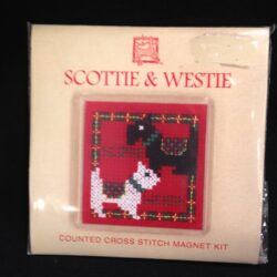 Cross Stitch - Magnet Kit Scottie and Westie