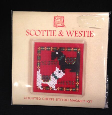 Cross Stitch - Magnet Kit Scottie and Westie