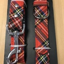 Dog-Lead-Large-1-e1541962272165 Pets - Tartan Dog Collar and Lead Set Large Royal Stewart