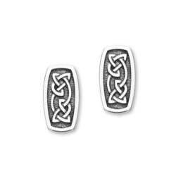 E-1786 Celtic Silver Earrings E1786