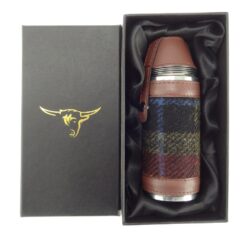 Harris Tweed Hunting Flask - COL59