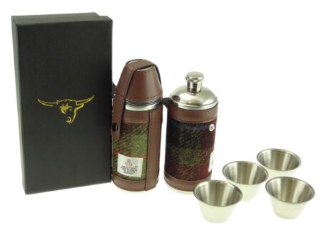 Harris Tweed Hunting Flask - COL15