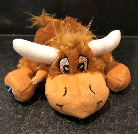 Soft Toy Highland Cow - Hairy Huggable Highland Cow