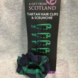 Hair-scrunchie-clip-green-e1541960272105 Hair Clips and Green Tartan Scrunchie