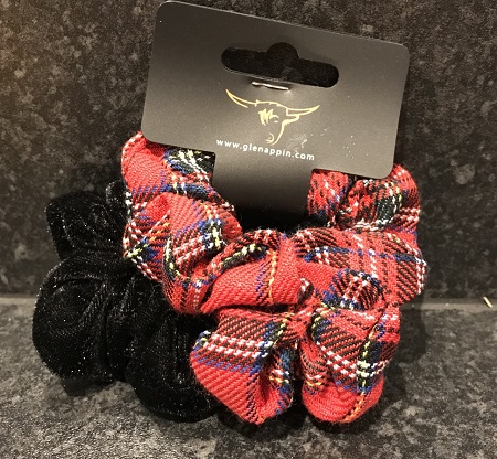 Hair Scrunchies Tartan and Plain