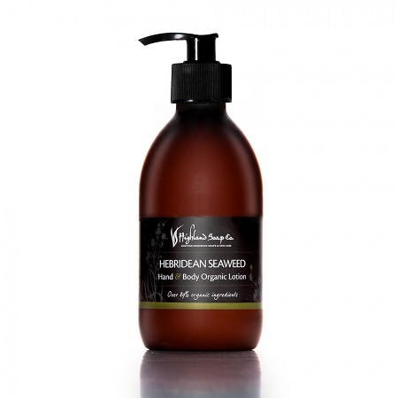 Highland Soap Co. Hand and Body Organic Lotion Whisky and Honey