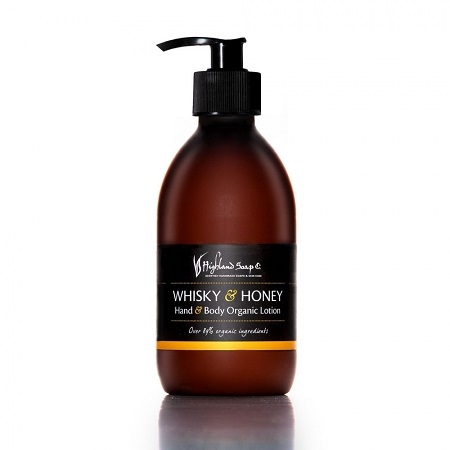 Highland Soap Co. Hand and Body Organic Lotion Whisky and Honey