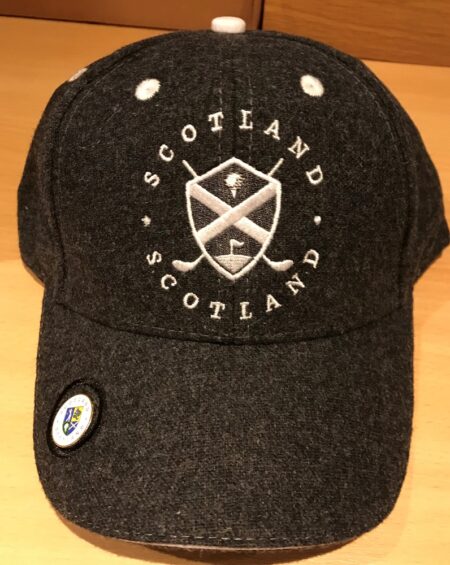 Hat - Baseball Cap Scotland Golf Shield Grey